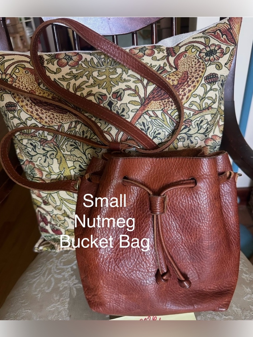 Portland Leather Goods Nutmeg Small Bucket Bag Version 1